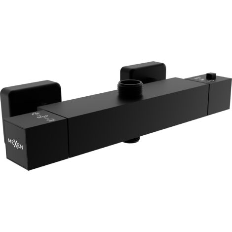 Mexen Cube miscelatore termostatico per doccia, nero - 77250-70