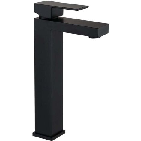 Mexen Cube rubinetto lavabo alto, nero - 72910-70