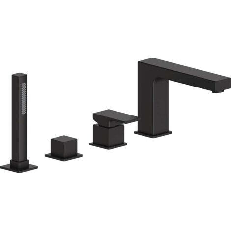 Mexen Cube rubinetto per vasca, nero - 72932-70