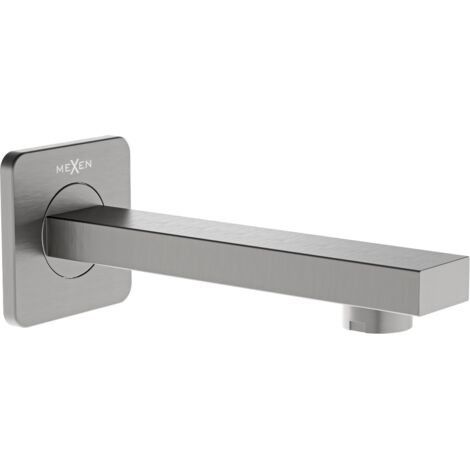 Mexen Cube rubinetto vasca a parete, grafite - 79370-66