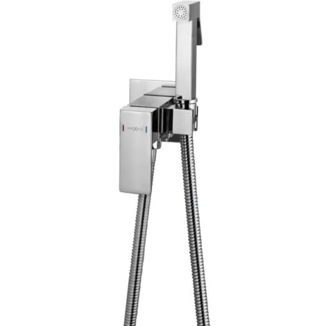 Mexen Cube Unterputz-Bidetarmatur mit Anbausatz, chrom - 7599150-00