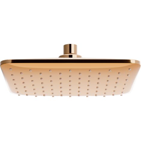 Mexen D-62 cabezal de ducha tipo lluvia 20x20 cm, oro rosa - 79762-60