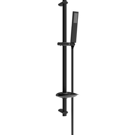 Mexen DB00 Schiebe-Dusch-Set, Schwarz - 785004584-70