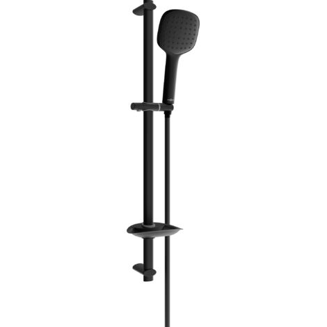Mexen DB33 Schiebe-Dusch-Set, Schwarz - 785334584-70
