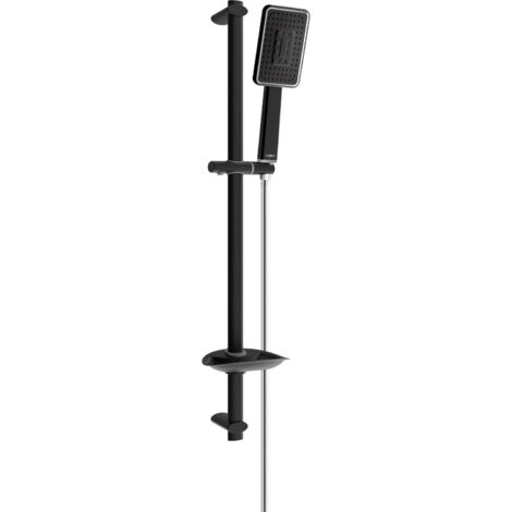 Mexen DB54 conjunto de ducha deslizante, negro/cromo - 785544584-17