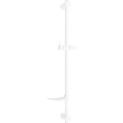 Mexen DF barre de douche avec porte-savon 80 cm, Blanc - 79382-20