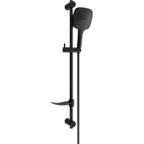 Mexen DF17 Schiebe-Dusch-Set, Schwarz - 785174582-70