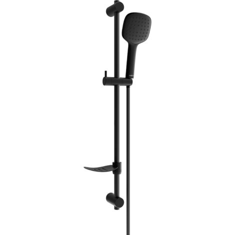 Mexen DF33 Schiebe-Dusch-Set, Schwarz - 785334582-70