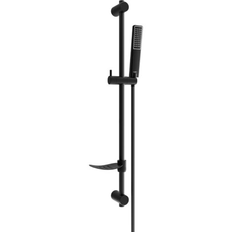 Mexen DF72 Schiebe-Dusch-Set, Schwarz - 785724582-70