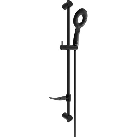 Mexen DF73 Schiebe-Dusch-Set, Schwarz - 785734582-70