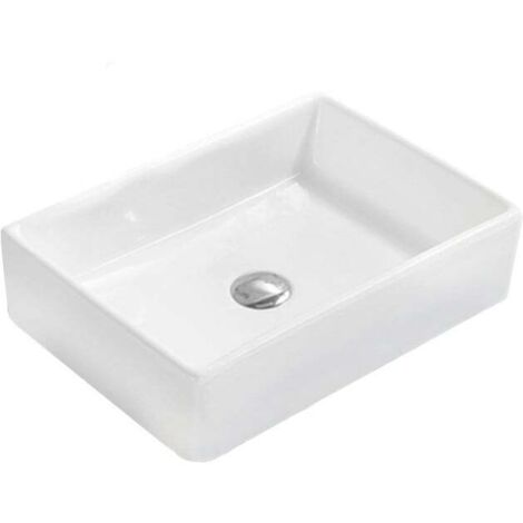 Mexen Dina lavabo de comptoir 47 x 33 cm, Blanc - 21454700