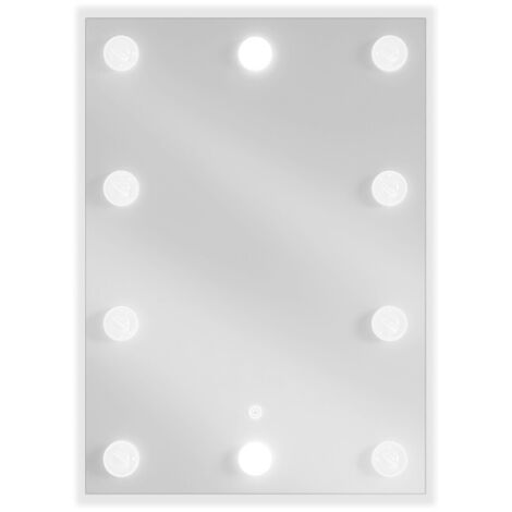 Mexen Dona specchio da bagno retroilluminato 50 x 70 cm, LED 6000K, antiappannamento - 9818-050-070-611-00