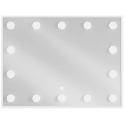 Mexen Dona specchio da bagno retroilluminato 80 x 60 cm, LED 6000K, antiappannamento - 9818-080-060-611-00