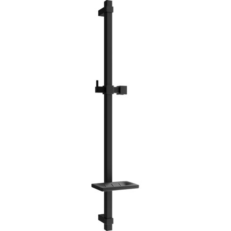 Mexen DQ asta doccia con portasapone 80 cm, nero - 79381-70