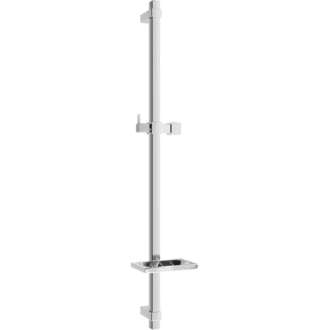 Mexen DQ barre de douche avec porte-savon 80 cm, Chrome - 79381-00