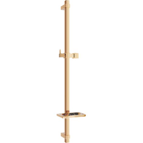 Mexen DQ barre de douche avec porte-savon 80 cm, Or rose - 79381-60