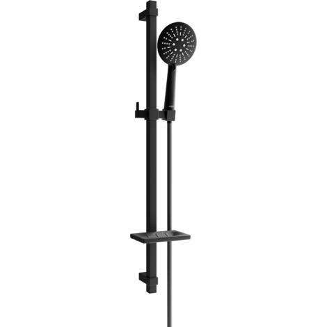 Mexen DQ67 Schiebe-Dusch-Set, Schwarz - 785674581-70