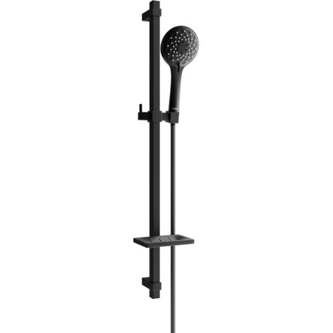 Mexen DQ74 Schiebe-Dusch-Set, Schwarz - 785744581-70