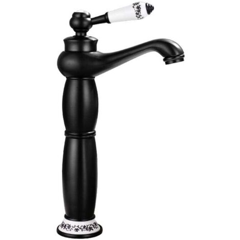 Mexen Draco hohe Waschtischarmatur, Schwarz - 745410-70