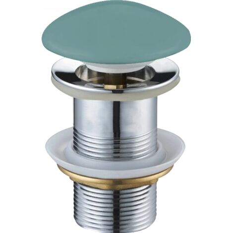 Mexen drenaje click-clack redondo, cer谩mico mate verde claro - 79910-48