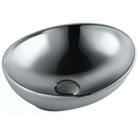Mexen Elza lavabo de comptoir 40 x 33 cm, Argent - 21014087