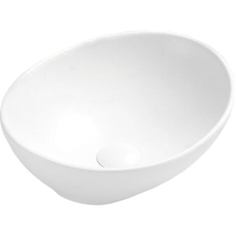 Mexen Elza lavabo de comptoir 40 x 33 cm, Blanc mat - 21014001