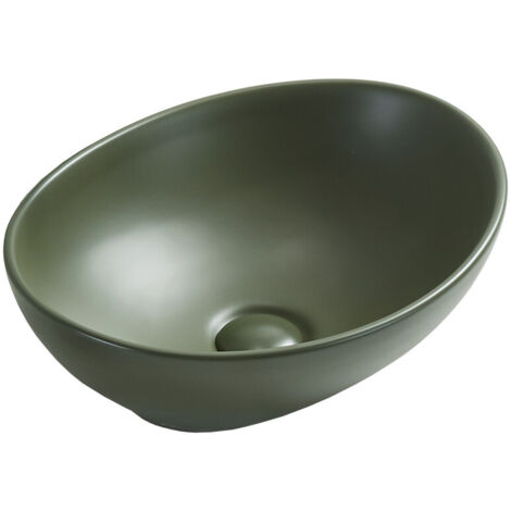 Mexen Elza lavabo sobre encimera 40 x 33 cm, caqui mate - 21014043