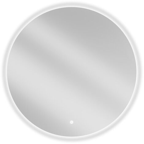 Mexen Erg specchio da bagno illuminato, rotondo 80 cm, LED 6000K, antiappannamento - 9823-080-080-611-00
