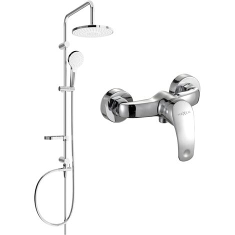 Mexen Erik ensemble de douche extérieur avec tête de douche et mitigeur Fabia, chrome - 746540205-00