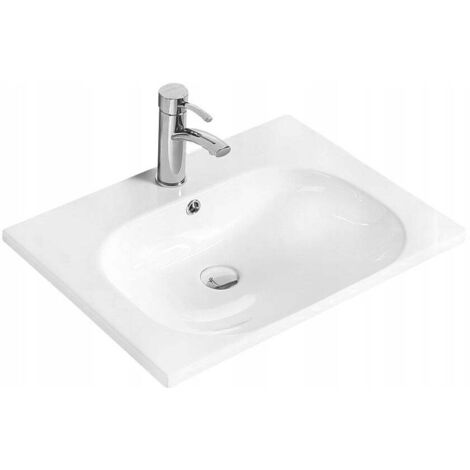 Mexen Erika lavabo incassato 60 x 47 cm, bianco - 25526000