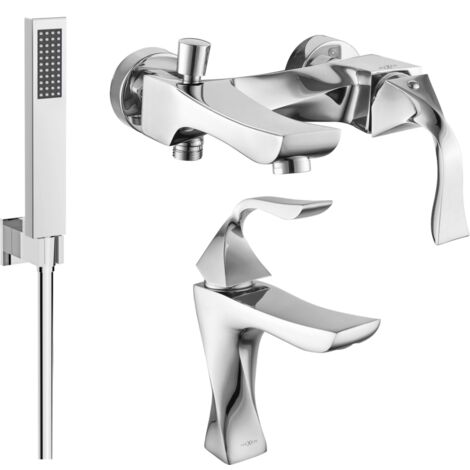 Mexen Estrella R02 set da bagno, cromato - 72303R02-00