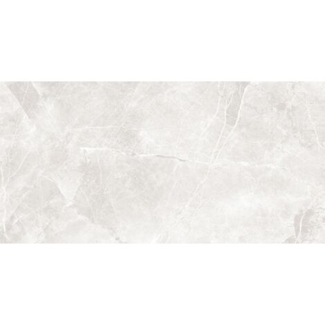 Mexen Eternity Bianco gres smaltato rettificato G1, piastrella da pavimento e rivestimento 120 x 60 cm, lucido - TL112-120-060-