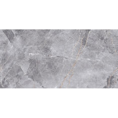 Mexen Eternity Muestra de gres esmaltado rectificado gris G1, azulejo para suelo y pared 120 x 60 cm, brillo - TL112-01-S