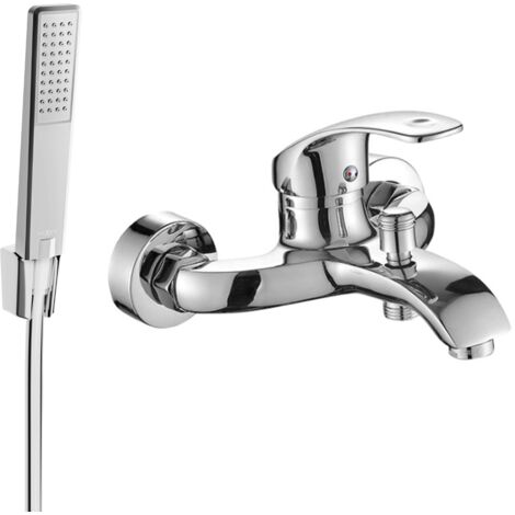 Mexen Fabia R72 robinet de baignoire avec ensemble douche, chrome - 74653R72-00