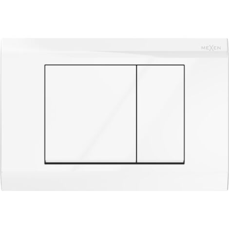 Mexen Fenix 01 pulsante di scarico, bianco lucido - 600100