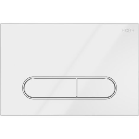 Mexen Fenix 11 bot贸n de descarga, blanco brillante - 601100