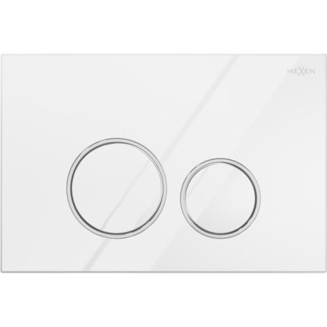Mexen Fenix Air 05 bot贸n de descarga neum谩tico, blanco brillante - 6A0500