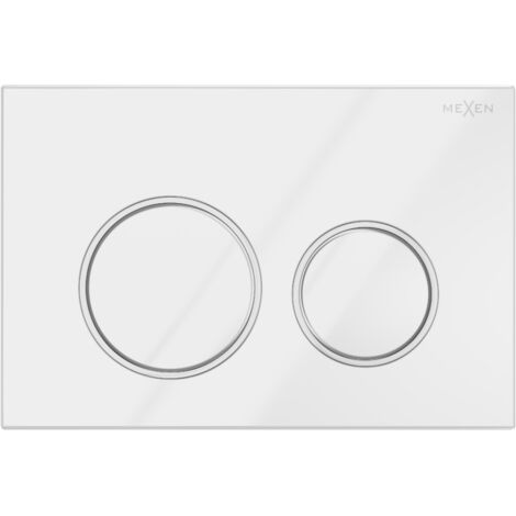 Mexen Fenix Air 07 XS bot贸n de descarga neum谩tico, blanco brillante - 6A0700