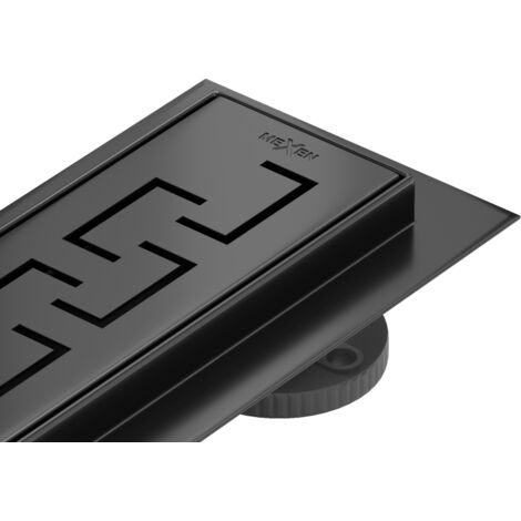 Mexen Flat 360° M15 drain linéaire pivotant 80 cm, noir - 1724080-40