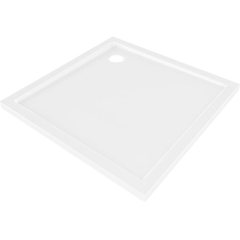 Mexen Flow Duschwanne quadratisch slim 100 x 100 cm, weiß glänzend - 46S101010