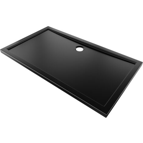 Mexen Flow plato de ducha rectangular slim 140 x 100 cm, negro mate - 46R701014