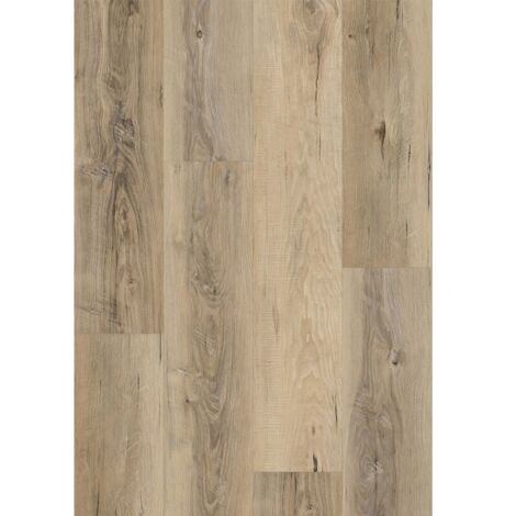 Mexen Fresno campione di pannelli in vinile 1240 x 182 mm SPC 6,5 mm, sottofondo IXPE 1,5 mm, 4 V-Groove, Noce - F1074-S
