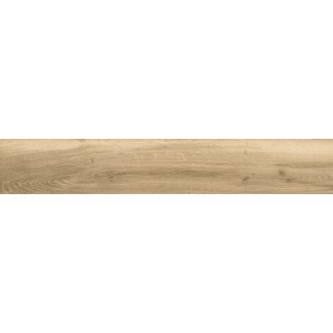 Mexen Future Greige grès émaillé rectifié G1, carreau effet bois sol-mur 120 x 20 cm, mat - TL602-120-020-01