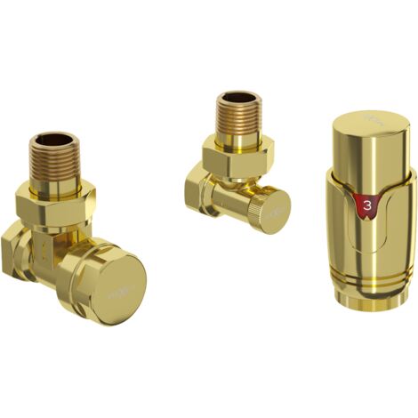 Mexen G00 conjunto termost谩tico angular, dorado - W901-900-50