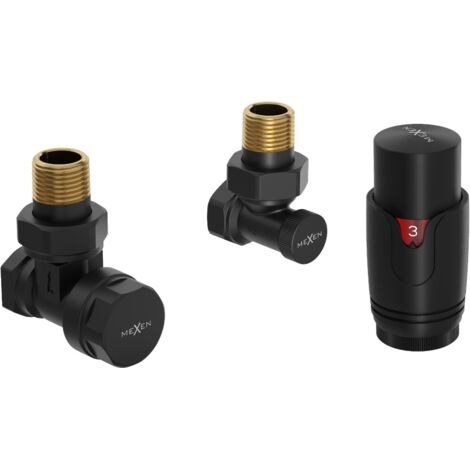 Mexen G00 juego termost谩tico angular, negro - W901-900-70