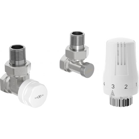 Mexen G01 conjunto termost谩tico angular, n铆quel - W913-012-918-01
