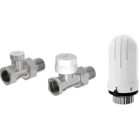 Mexen G03 set termostatico diritto, nichel - W914-012-938-01