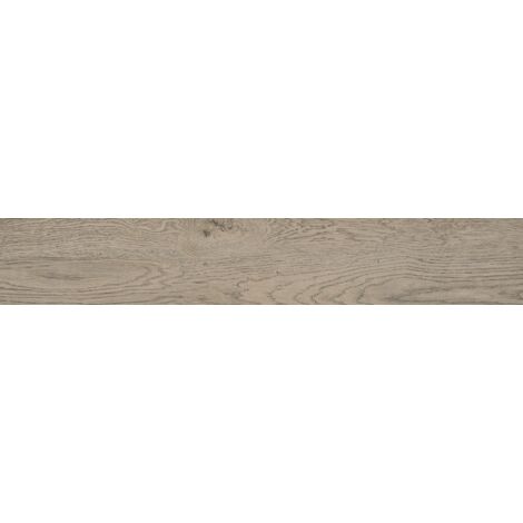 Mexen Gaatha Tortora grès émaillé rectifié G1, carreau effet bois sol-mur 120 x 20 cm, mat - TL603-120-020-03