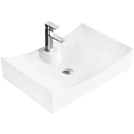 Mexen Gaja lavabo da appoggio 66 x 45 cm, bianco - 21726600