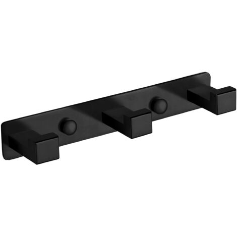 Mexen gancho triple para toalla, negro - 709263-70